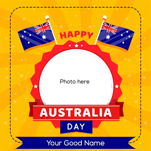 Australia Day 2020 Photo Frame Download With Name Australia Day 2020 Photo Frame Download With Name