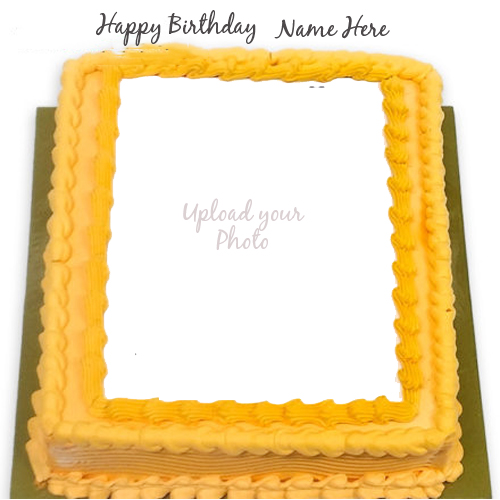 Birthday Cake With Name Photo For Brother Birthday Cake With Name Photo For Brother