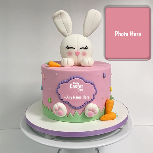 Easter Themed Birthday Cake Photo With Name Easter Themed Birthday Cake Photo With Name