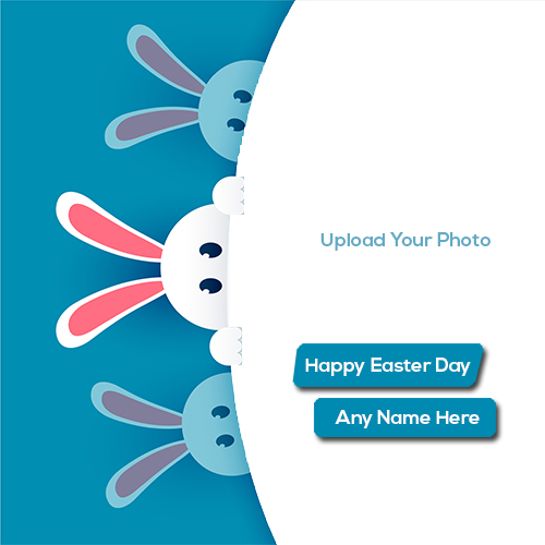 Happy Easter 2020 Bunny Images With Name And Photo Happy Easter 2020 Bunny Images With Name And Photo