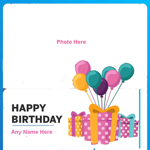 Birthday Photo Frame With Name Editor Birthday Photo Frame With Name Editor