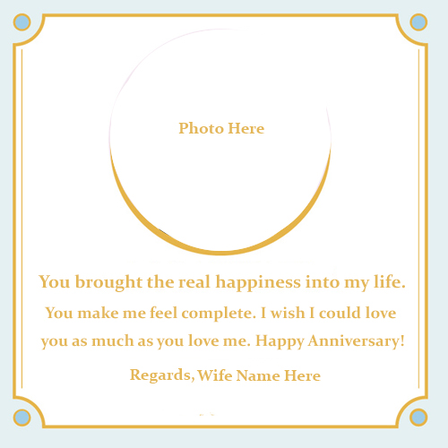 Anniversary Card With Photo And Name Editor Online Anniversary Card With Photo And Name Editor Online