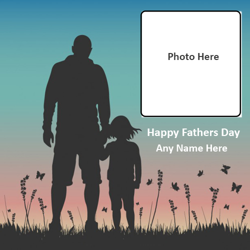 Happy Fathers Day 2020 Photo Frame With Name Happy Fathers Day 2020 Photo Frame With Name