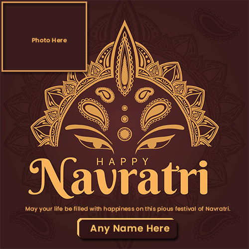 Make Name On Navratri 2025 Photo Frame Editor Online
