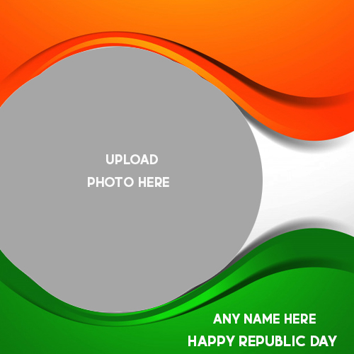 Republic Day Photo With Name Online