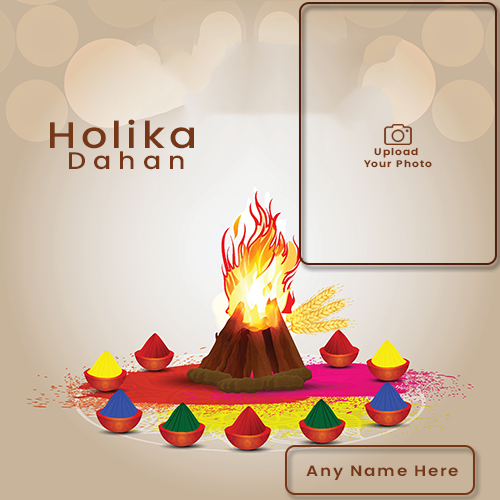 Happy Holi 2025 Wishes With Name And Photo Edit
