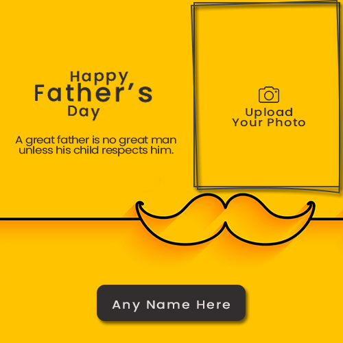 First Father's Day 2025 Photo Frame