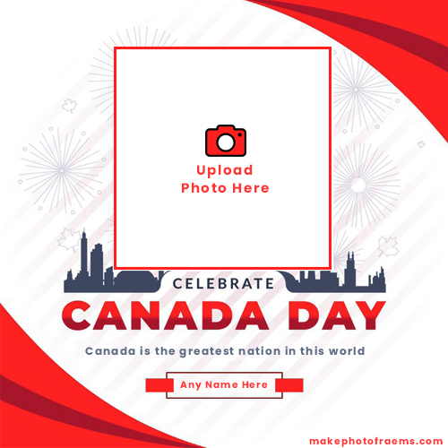 Canada Day 1 July 2025 Picture Frame For Facebook