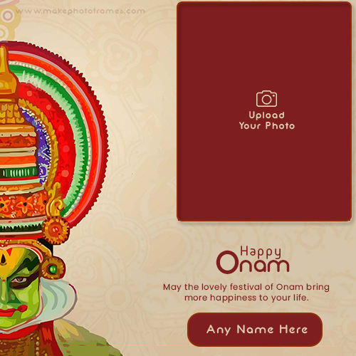 Happy Onam Wishes 2025 Images With Name And Photo