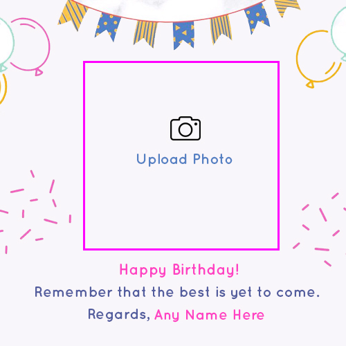 Birthday Cards For Son With Name And Photo