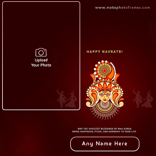 Navratri Durga Puja 2025 Festival Photo Frame Editor Online