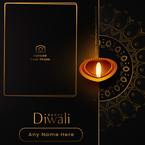 Happy Diwali 2025 Photo Frame Creating With Name Online