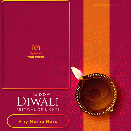 Happy Diwali Wishes 2025 With Your Photo
