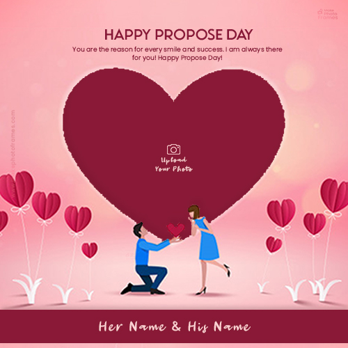 Valentine Propose Day 2025 Image With Name Photo Download