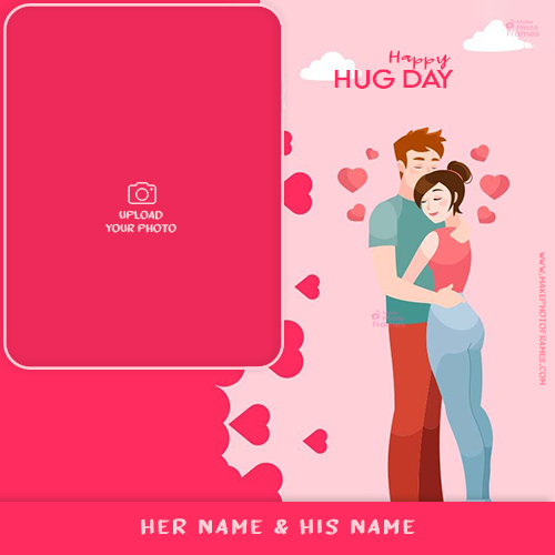 Hug Day 2025 Couple Images With Name And Photo