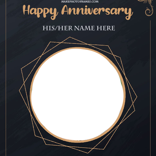 Anniversary Card Status With Name And Photo Download