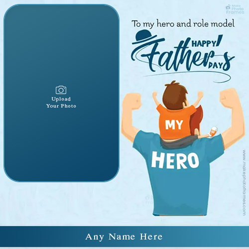 Dad Photo Card With Name