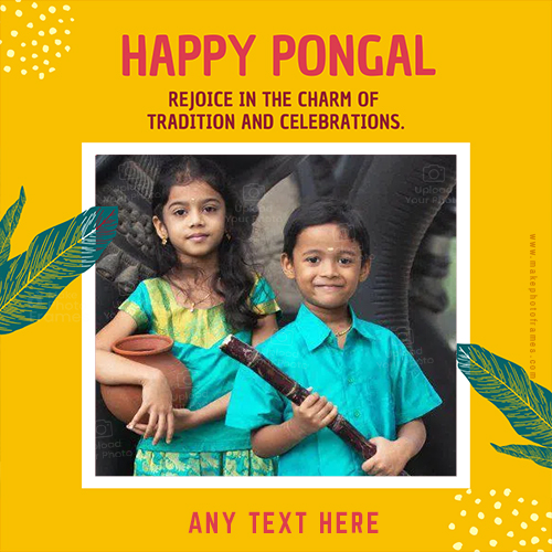 Happy Pongal 2025 Photo Editor Online