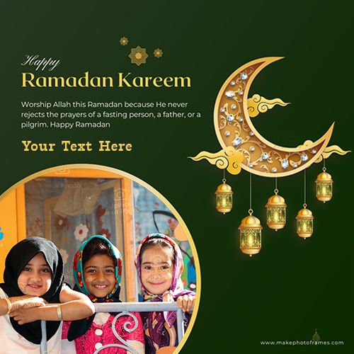 Ramadan Kareem Mubarak 2025 Wishes By Photo Frame And Name Edit