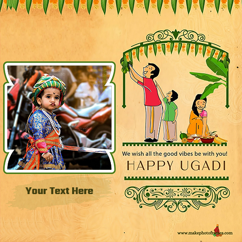 Ugadi New Year Festival 2025 Photos Download With Name Editing