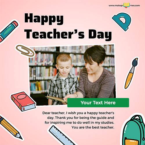 Happy Teachers Day 2025 Photo Frame Online Editing