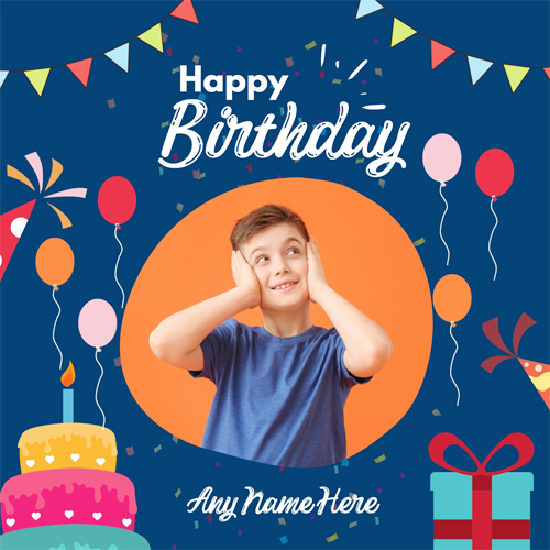 Create Happy Birthday Wishes Photo Frames With Name Online