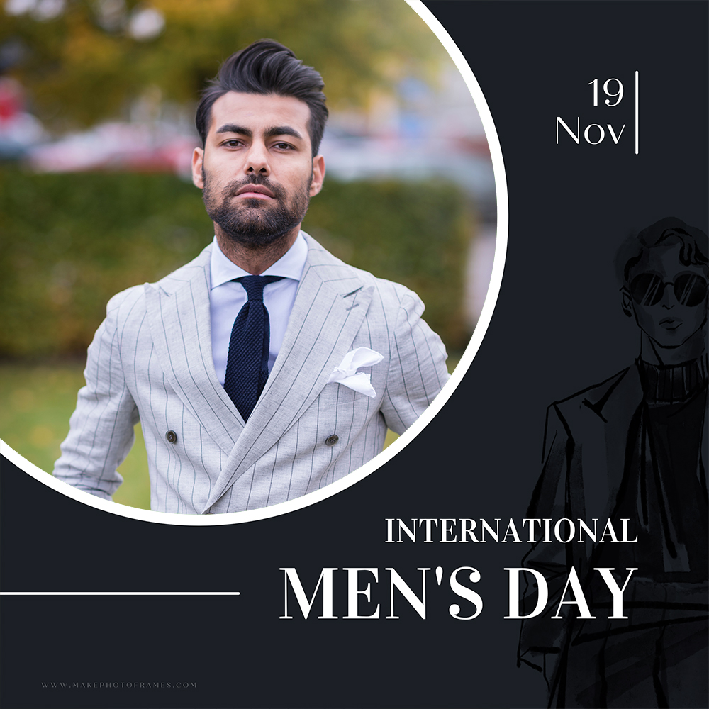 International Men's Day 2025 Wishes Maker With Photo Editing Online