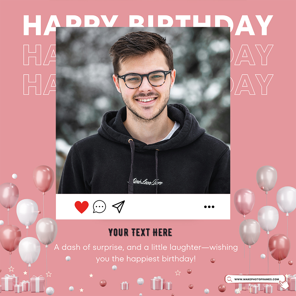 Create Birthday Wishes With Custom Name & Photo Upload | Free Templates Online