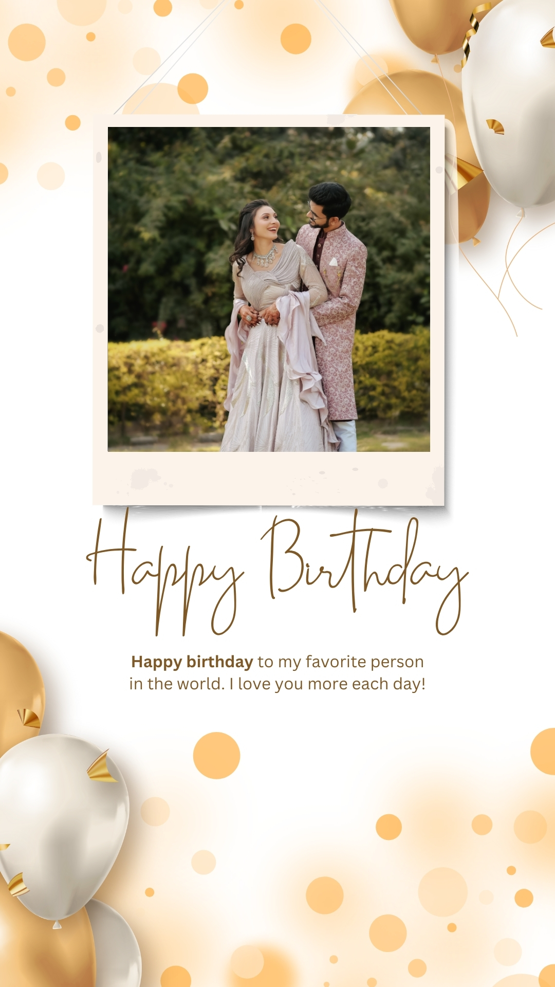 Birthday Wishes For Wife With Instagram Story Photo And Name