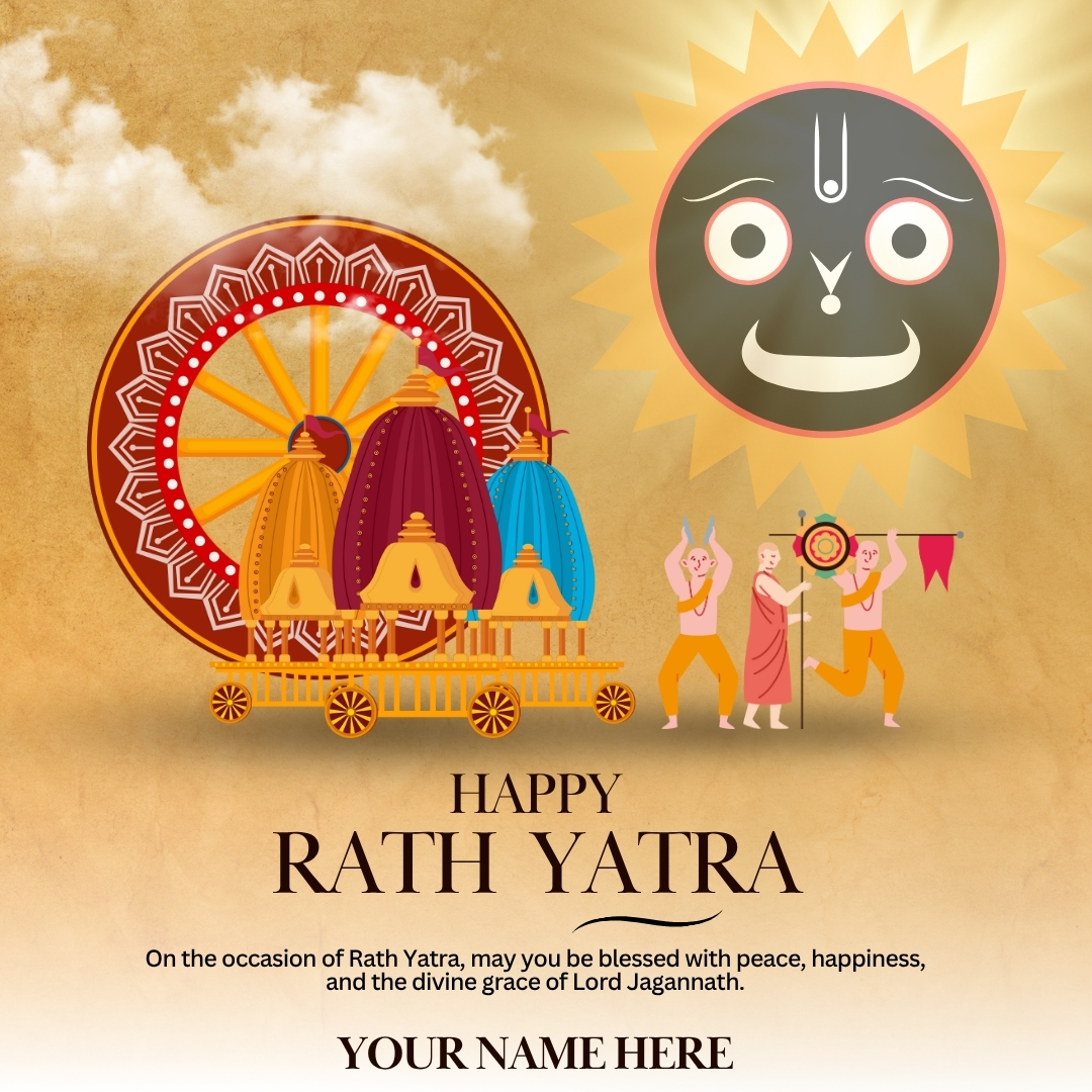 Create Rath Yatra WhatsApp Story Frame With Name And Photo Upload