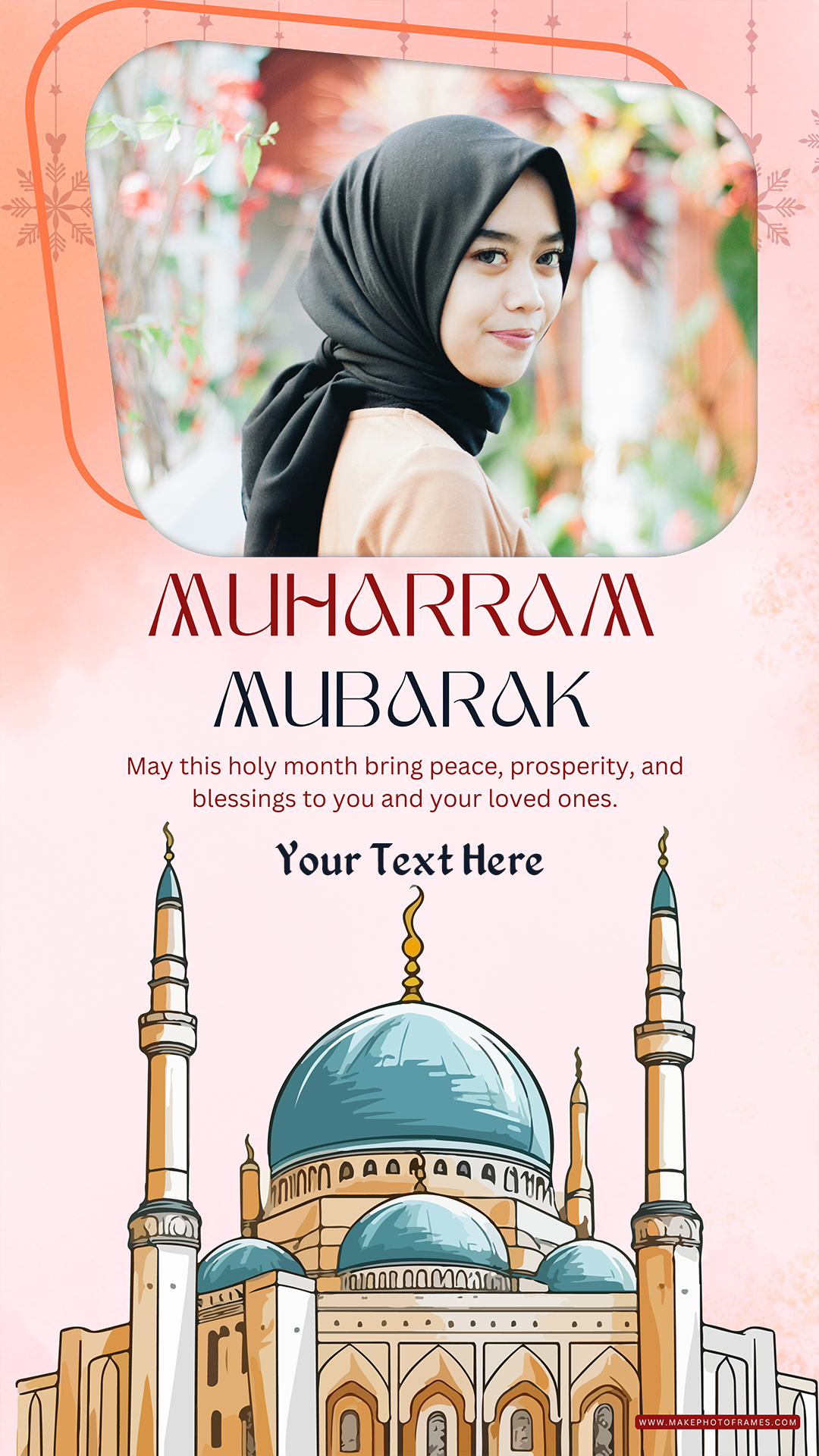 Create Muharram Photo Frame With Name And Photo – Free Online Editor