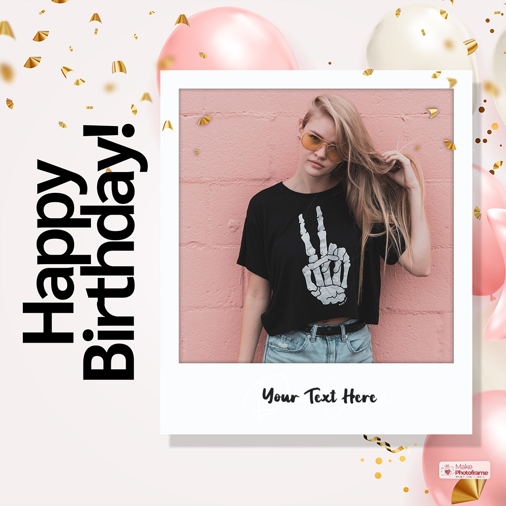 Free Birthday Frame With Photo Upload And Name