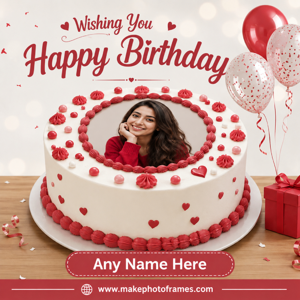 AI Birthday Cake With Name And Photo Online Free In Seconds