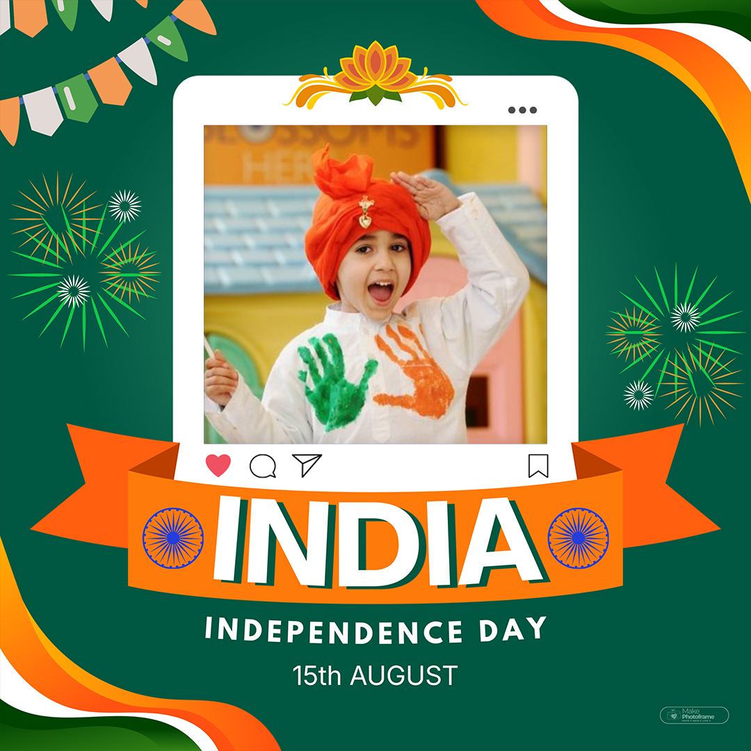 15th August 2026 Independence Day WhatsApp Status Frame With Name