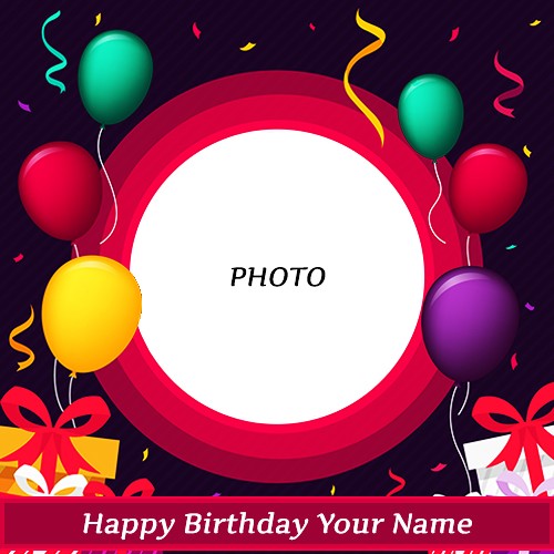Write On Happy Birthday With Name And Photo