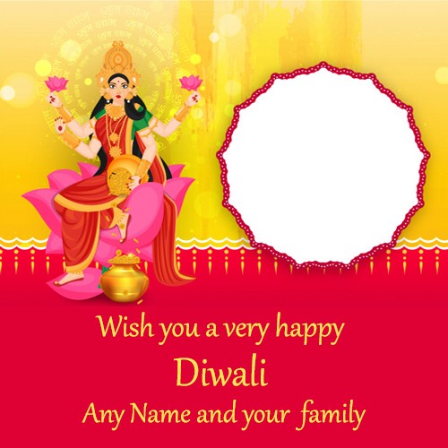 Happy Dhanteras And Diwali 2025 Images With Name And Photo