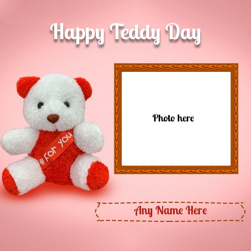 Teddy Day 2025 Photo With Name Edit