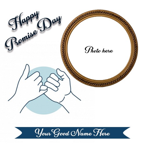 Promise Day 2025 Photo Cards With Name