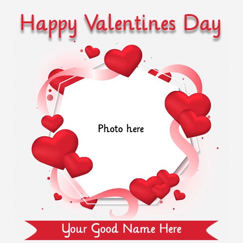 Valentine Day 2025 I Love You Photo With Name Edit
