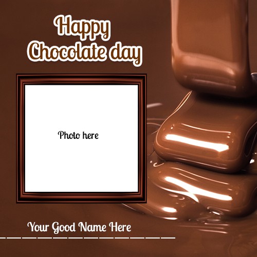 Chocolate Day 2025 Photo With Name Edit