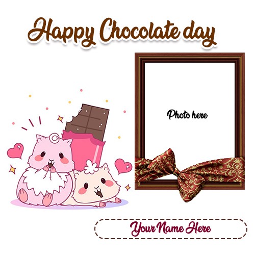 Chocolate Day 2025 Image With Name And Photo