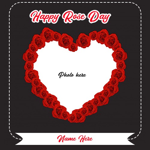 Happy Rose Day 2025 Photo With Name Edit