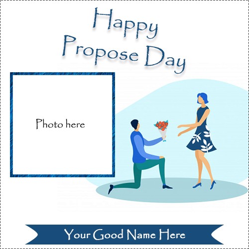 Propose Day 2025 Photo With Name Edit