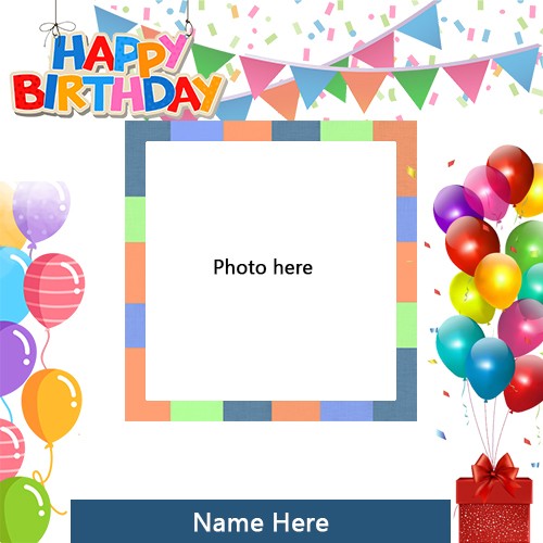 Happy Birthday Card Photo Maker With Name