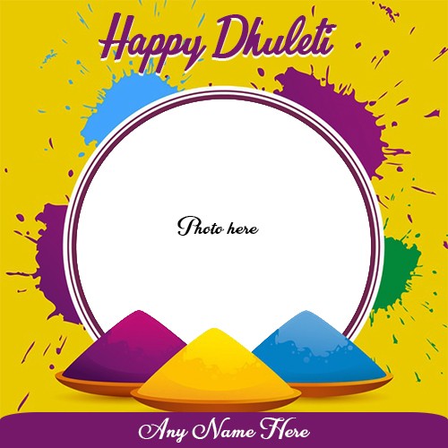 Dhuleti 2025 Photo With Name