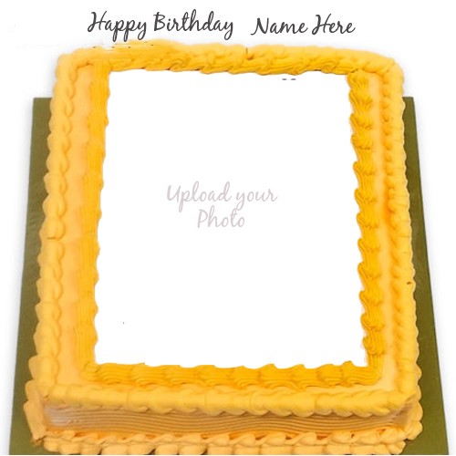 Birthday Cake With Name Photo For Brother