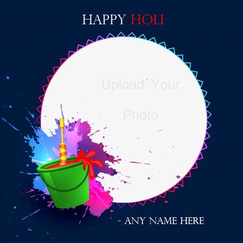 Happy Holi 2025 Photo Frames Online Editing