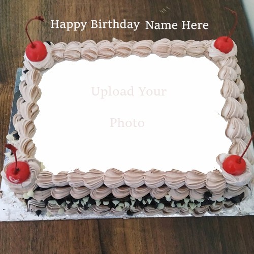 Birthday Cake With Photo And Name Editing Online