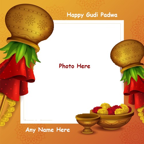Gudi Padwa 2025 Photo With Name