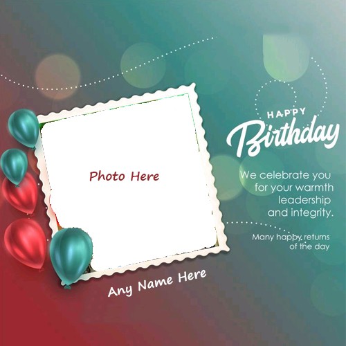 Birthday Message With Name And Photo